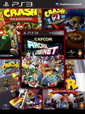 CRASH COLLECTION EN ESPAÑOL  Mas CAPCOM ARCADE CABINET Pack PS3