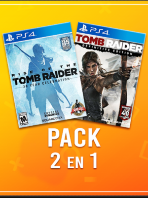 2 JUEGOS EN 1 TOMB RAIDER 20 YEAR MAS TOMB RAIDER DEFINITIVE EDITION PS4