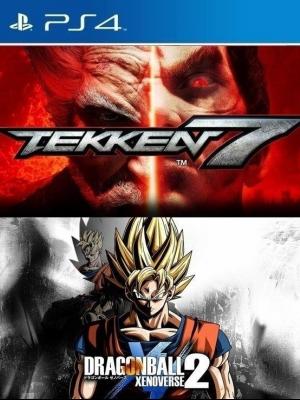 2 JUEGOS EN 1 Tekken 7 MAS DRAGON BALL XENOVERSE 2 PS4