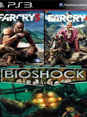 3 juegos en 1 FAR CRY 3 Mas FAR CRY 4 Mas BioShock PS3